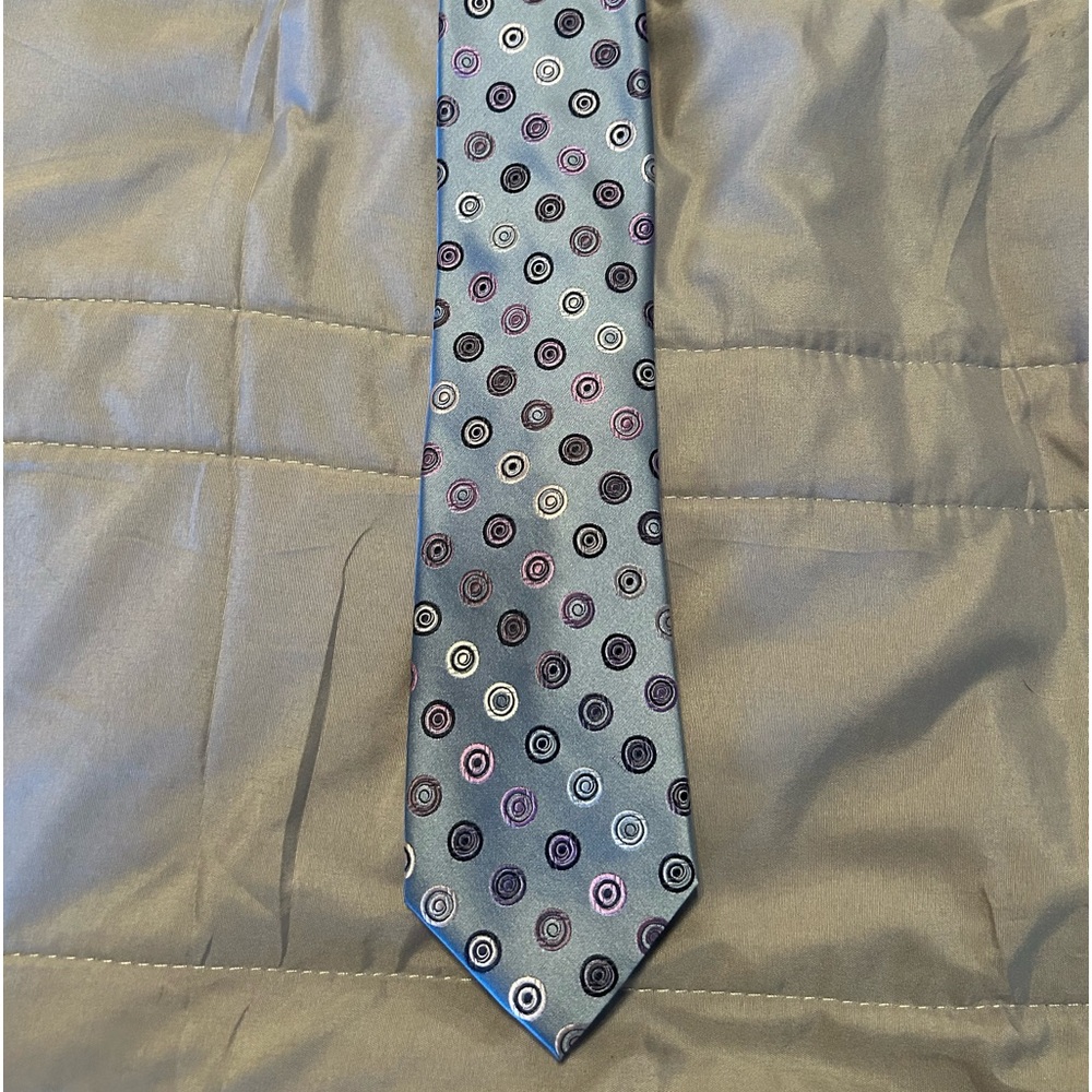 BCBG neck tie.  Very clean and classy design.  Offers welcome.